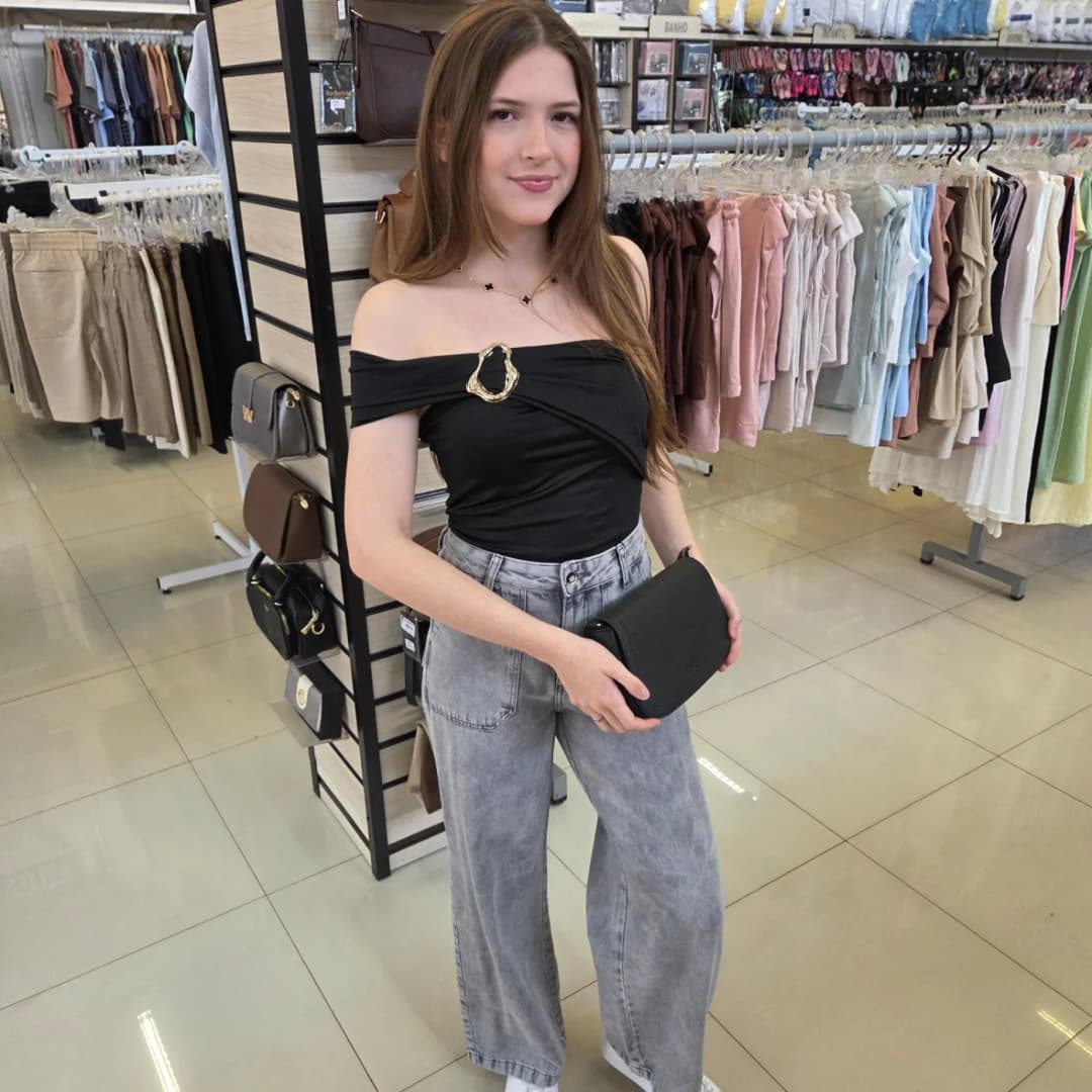 LOOK - Body + Wide Leg + Bolsa